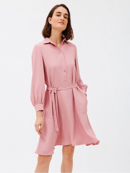 Weekend Max Mara Dresses & Skirts - Weekend Max Mara Vals Shirt Dress | Blush Pink A-Line Collared Dress